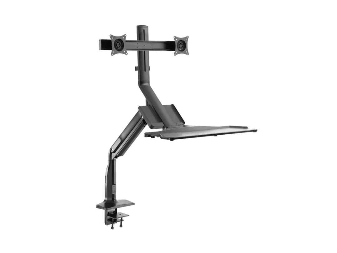 Buy Skill Tech SHS 21 C02 Sit-Stand Monitor Arm (17–27″) | in Qatar Buy Skill Tech SHS 21 C02 Sit-Stand Monitor Arm (17–27″) | in Qatar